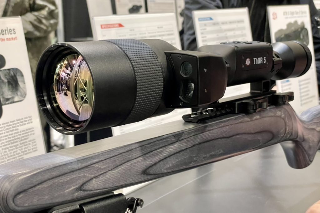 Wowsers!!!  ATN's 1280 ThOR 5 XD Thermal Rifle Scope -- SHOT Show 2023