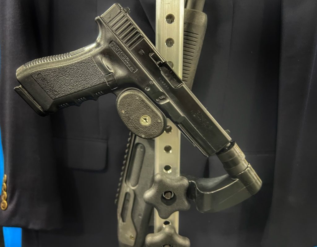 Discreet, Functional Gun Storage: The Gunhanger! -- SHOT Show 2023