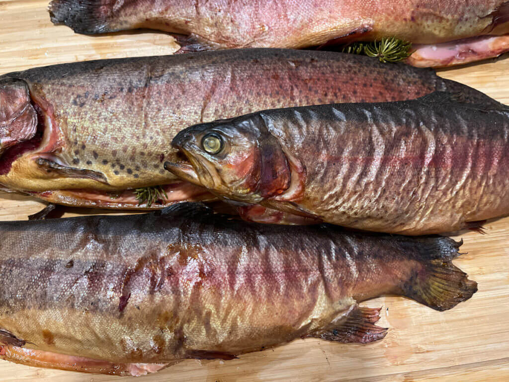 Simple Gourmet: Smoked Trout with Pepper Jelly 2 Ways