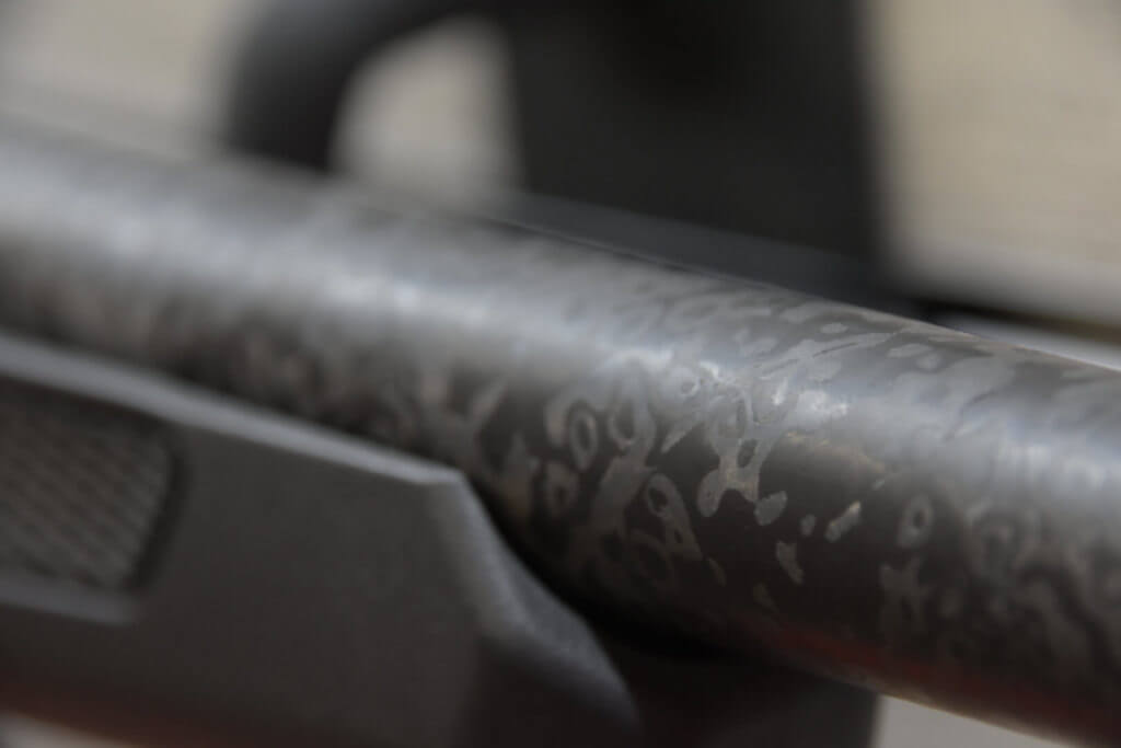 A carbon fiber barrel.