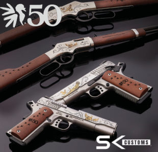 SK Customs Donates Collectible Firearms Set for NWTF’s 50th Anniversary