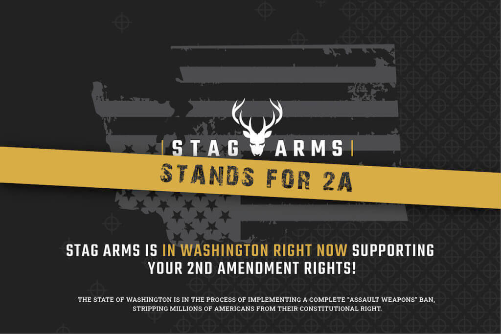 Stag Arms battles against black rifle ban in Washington.