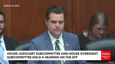 Matt Gaetz Clashes With Dem Witness On ATF Authority And The Second Amendment.