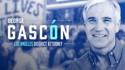 LA County District Attorney Gascon's Twitter photo.