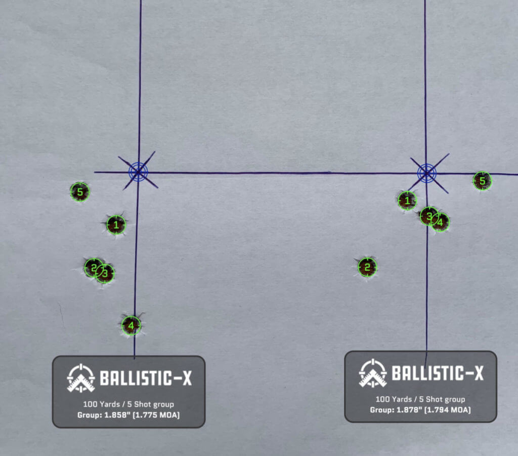 Accuracy test of the Bergara MgLite in 6.5 Creedmoor using Hornady and Norma ammunition.