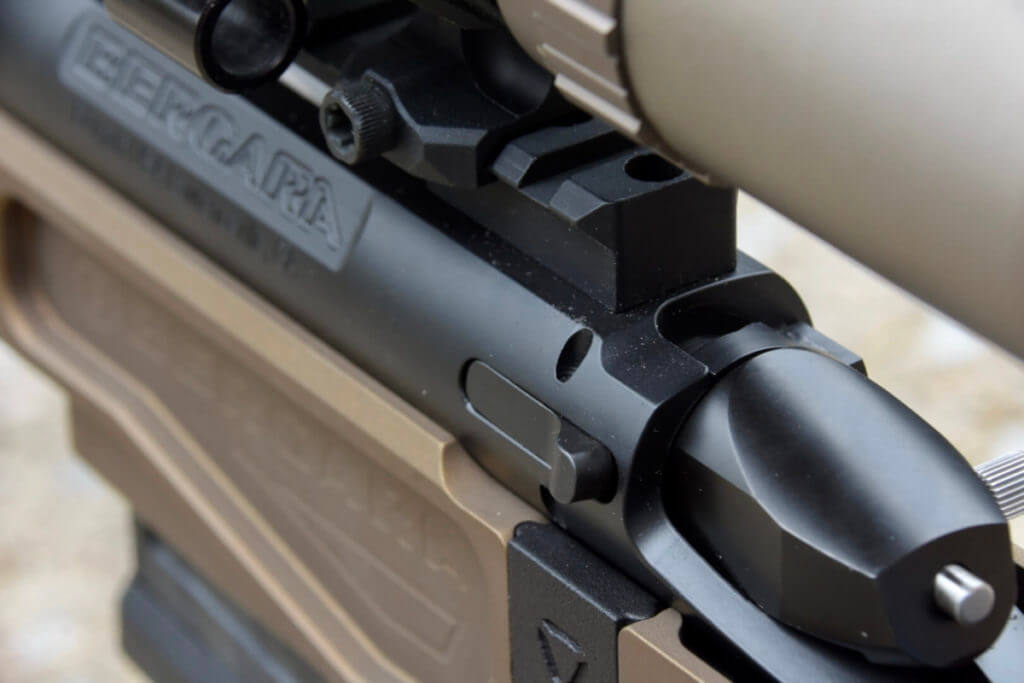 Closeup of Bergara Premier Action.