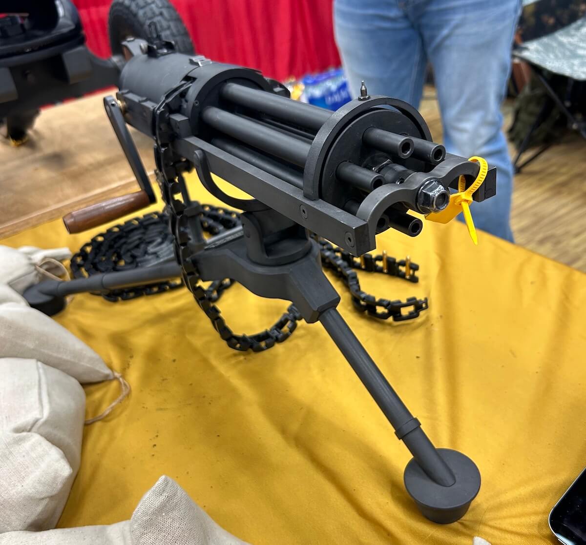 Tippmann's New Belt-Fed .22LR Gatling Gun! -- NRA 2023