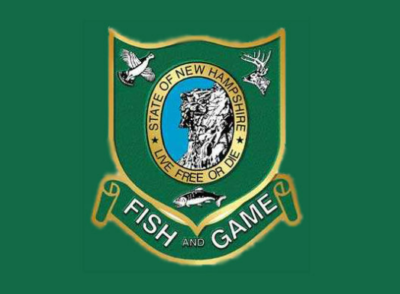 New Hampshire Fish and Game logo.