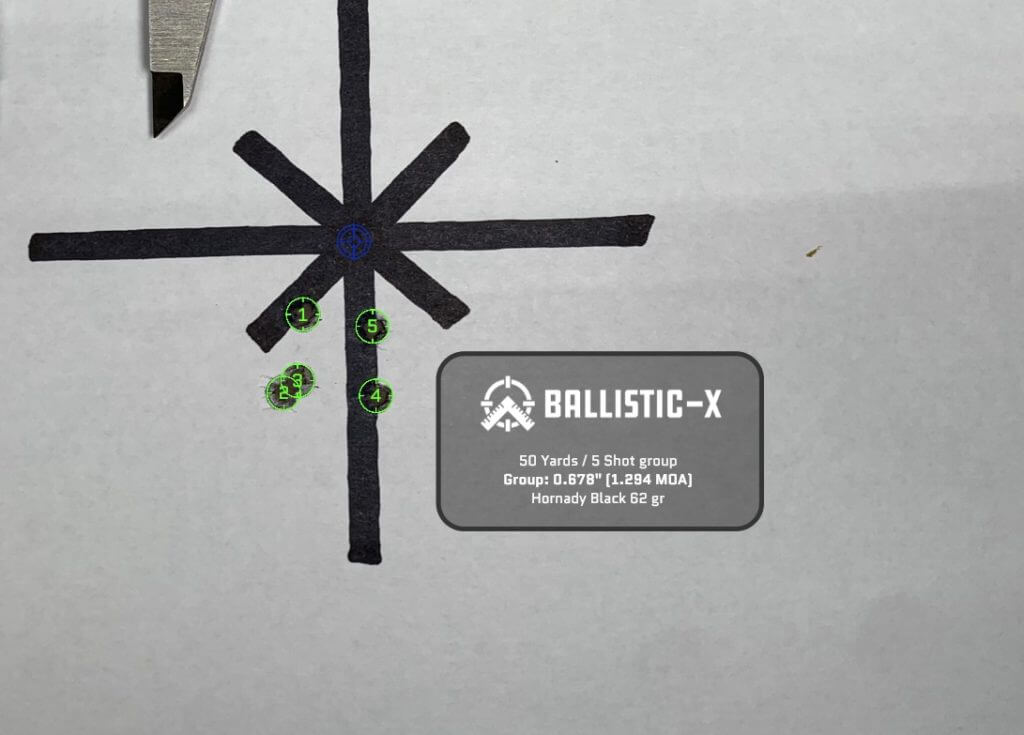 Scar 15P accuracy with Hornady ammo.