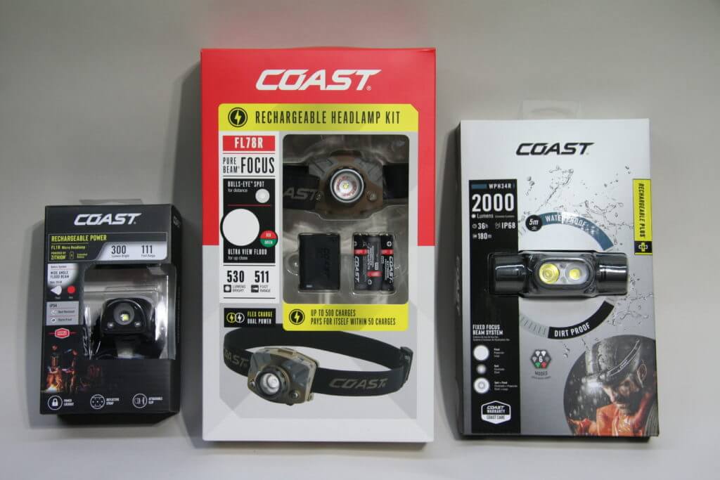 Coast WPH34R, FL78R, and FL1R Headlamps