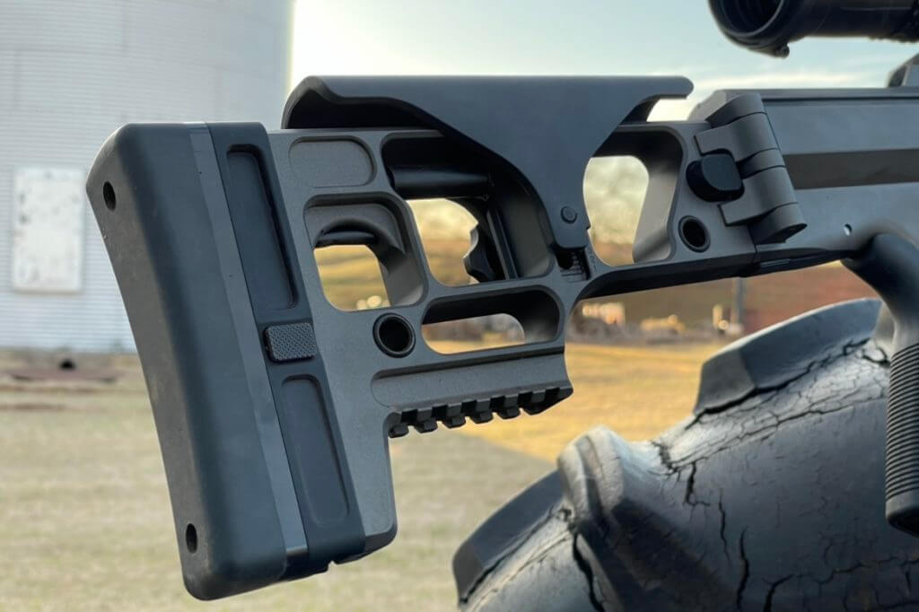 Adjustable stock for the Barrett MRAD