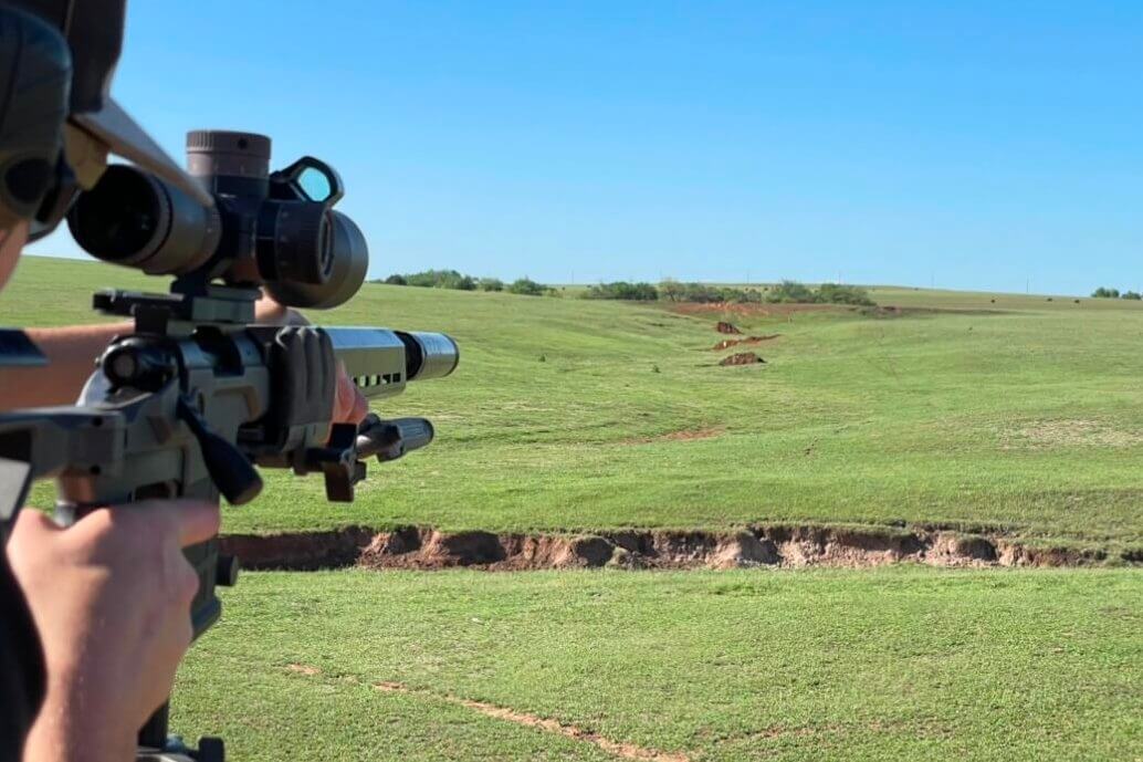 Shooting some steel Ta Targets silhouettes out to 500 yards