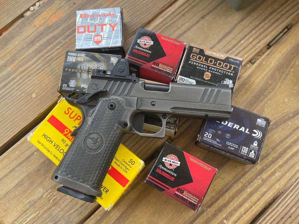 Nighthawk TRS DS with wide variety of ammunition