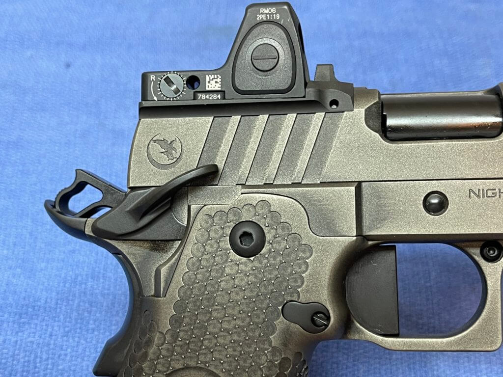 Nighthawk TRS DS distinct cocking serrations