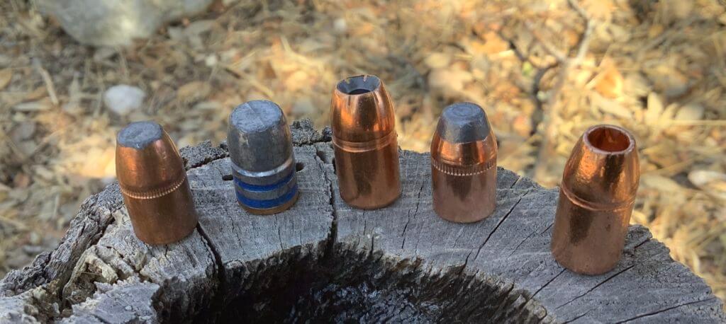 Old handgun bullets for the 444