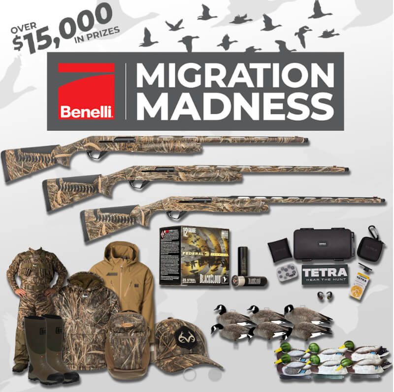 Benelli's Migration Madness Sweepstakes is ON!