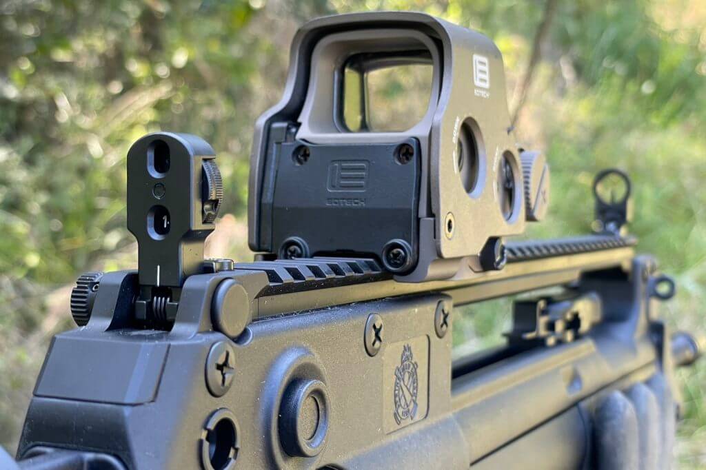 Pop-up iron sights