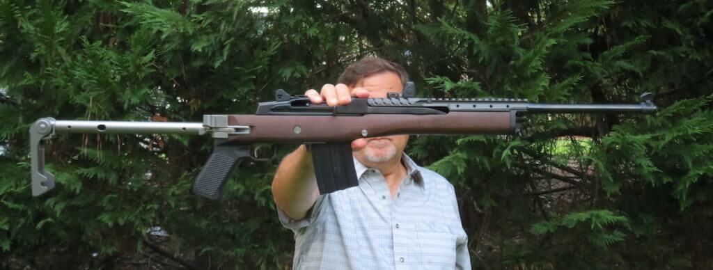 Ruger Mini-14 with Samson A-TM folding stock and Hannibal Rail.