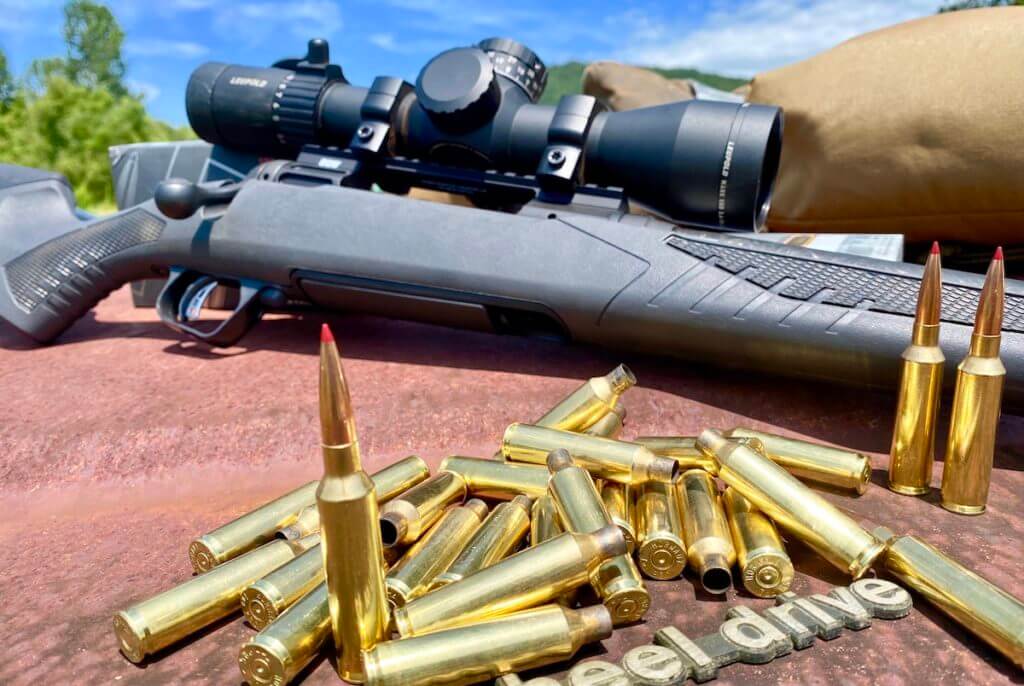 Hornady 7mm PRC rounds during UltraLite accuracy testing