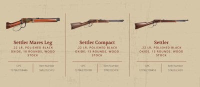 Three new lever guns from Heritage.