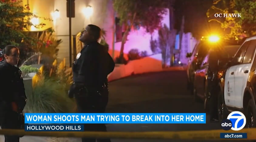 Hollywood Hills Homeowner Shoots Intruder 