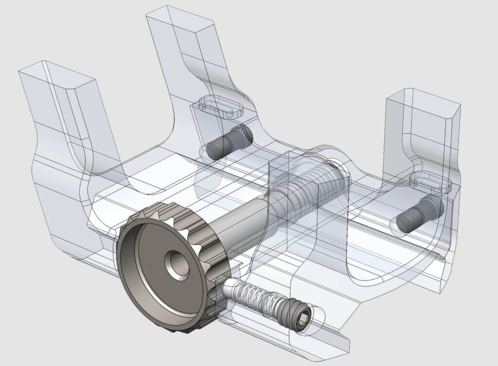 Hardware diagram for the Leap Mount