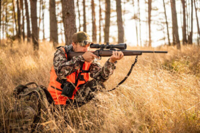 A hunter with a CZ 600 American Rifle.