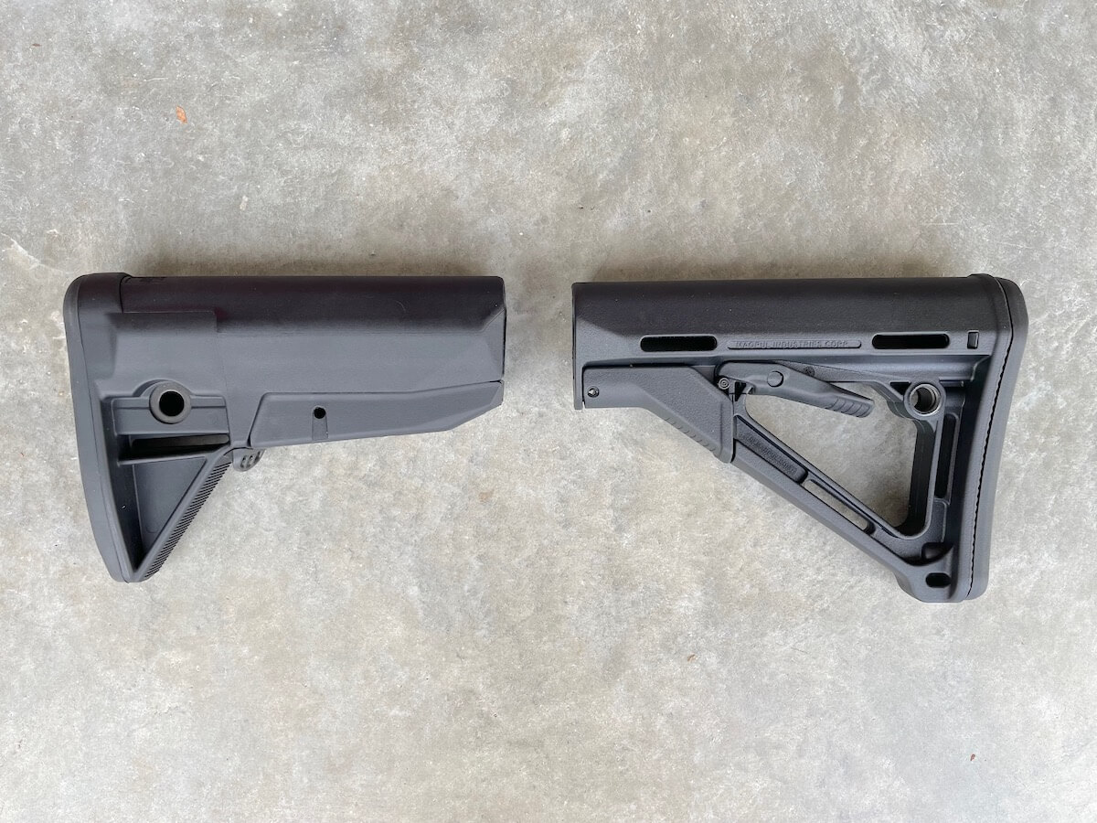 AR Stock Hack: Magpul CTR vs. BCM Gunfighter Mod 0