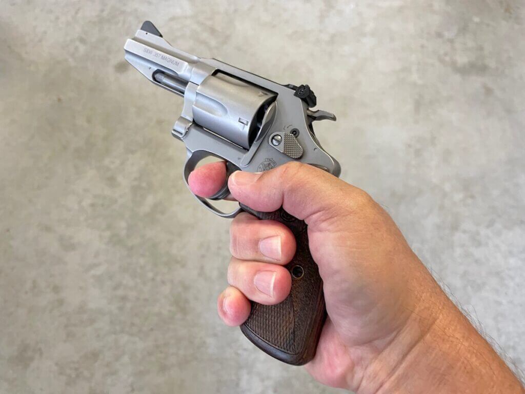 S&W PC Model 60 double action revolver