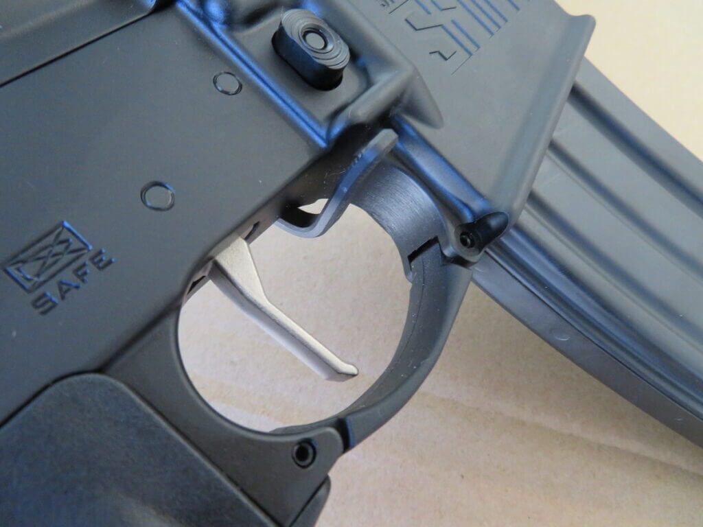 The Magpul B.A.D. Lever on an AR