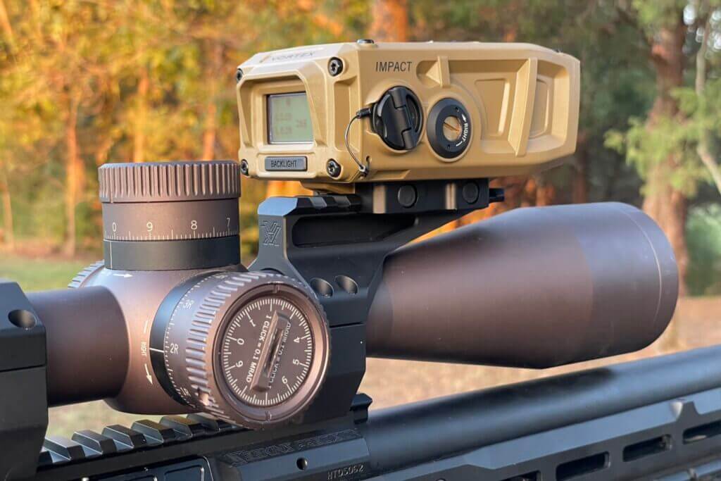 Vortex Impact 4000 mounted on a Vortex diving board on a Seekins Precision Havak HIT Pro