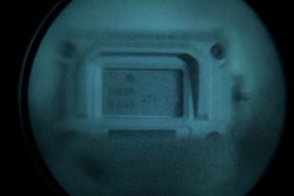 Picture through a PVS14. Image is clearer in person, looks grainy in picture