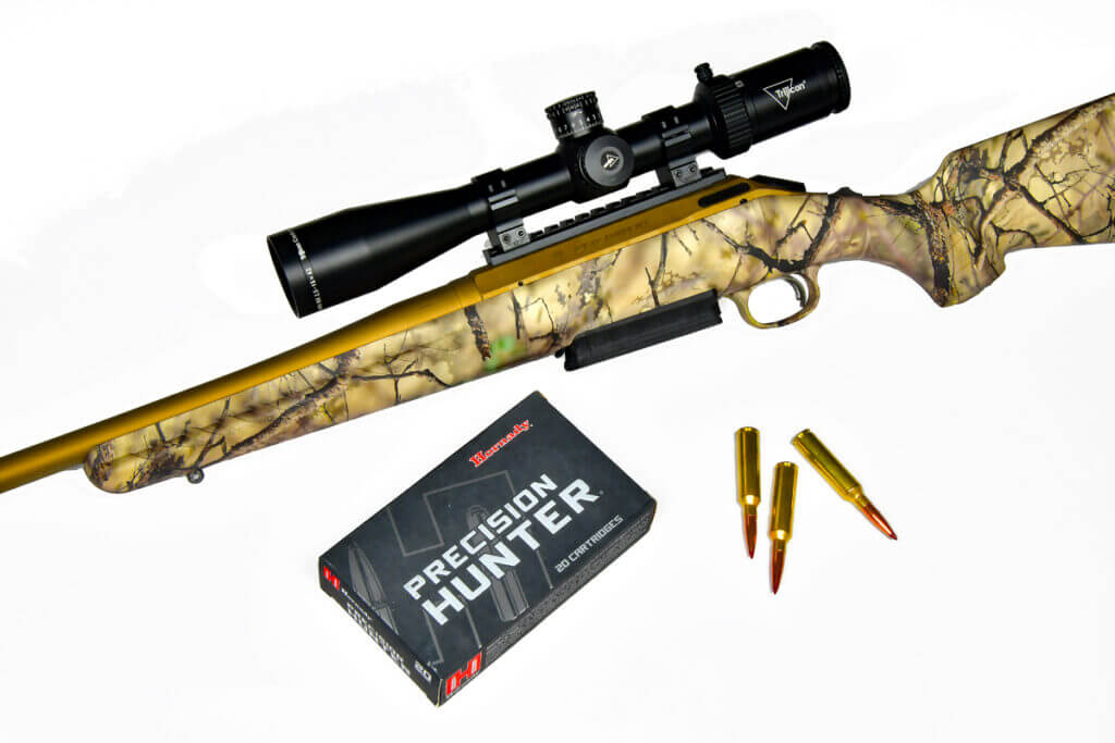 Detachable magazine with Hornady Precision Hunter 175-gr. ELD-X ammo.