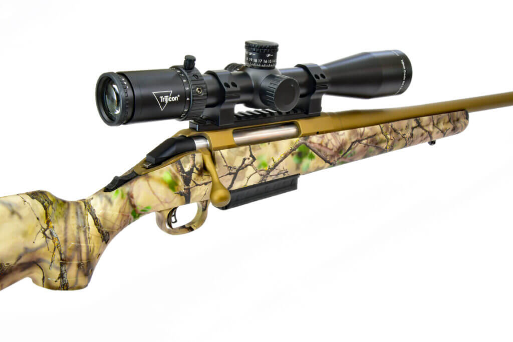 Ruger American Go Wild Rifle in 7mm PRC with Trijicon Credo scope.