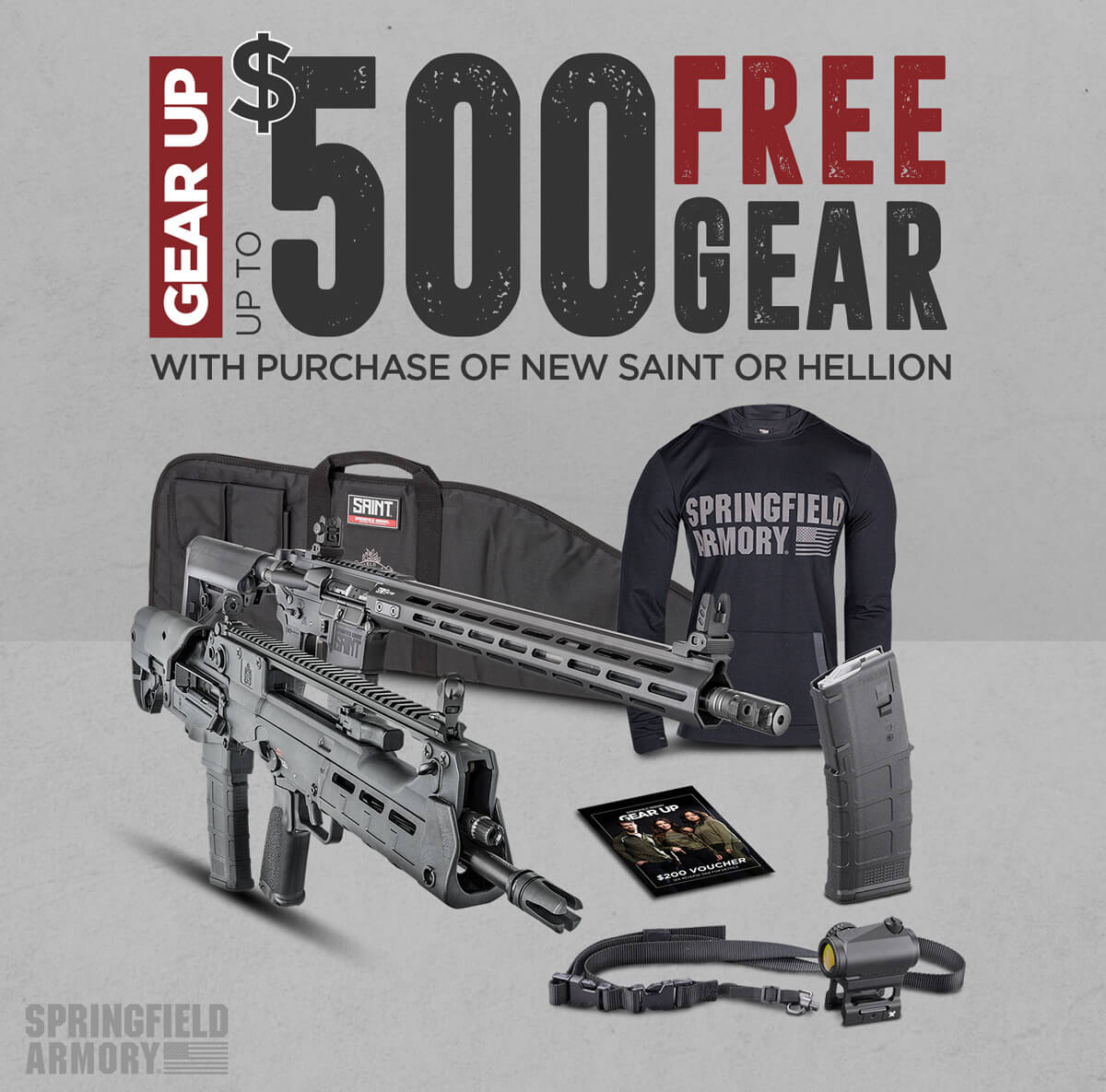 Springfield Armory Announces SAINT/Hellion Gear Up Promo