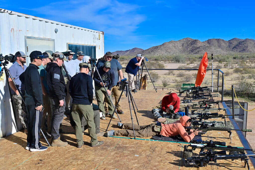 Phil demonstrates the drill for Modern Day Sniper