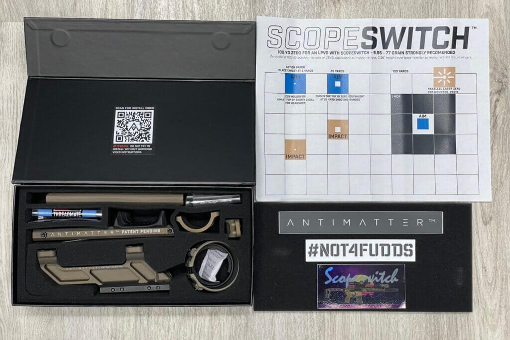 Antimatter Industries Scopeswitch with all included contents