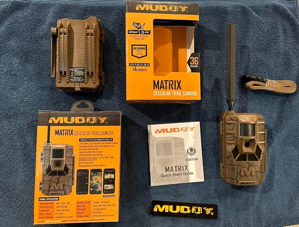 Two Muddy Matrix cameras with included contents