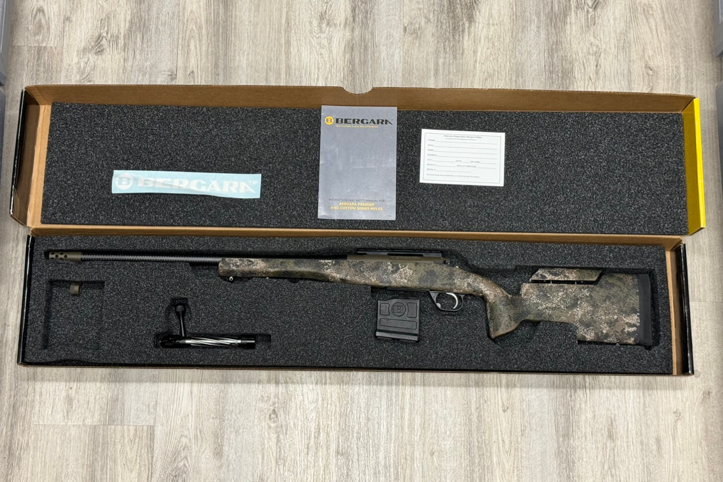 Bergara Premier Divide carbon barrel bolt action rifle, best used Premier hunting rifle 2026