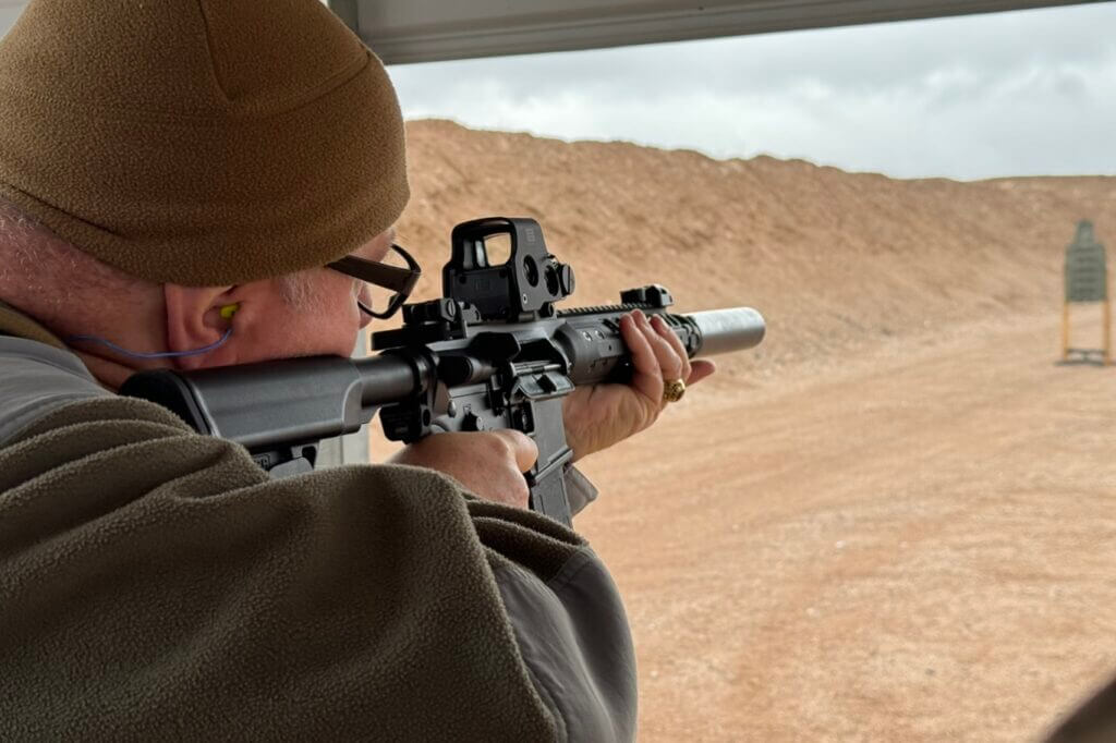 Sending a few rounds downrange with the IC-9