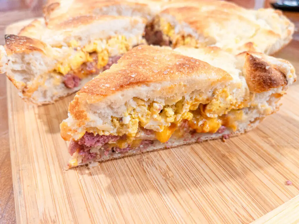 9 - Hunt 365 - Simple Gourmet: Wild Sausage Breakfast Calzone