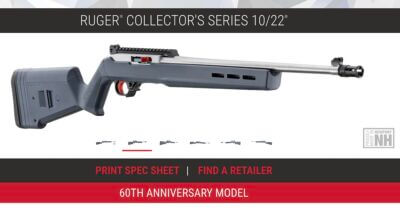 Ruger's 60th Anniversary Edition of the 10/22 Rifle