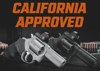 California approved the Taurus Optics Ready Revolver.