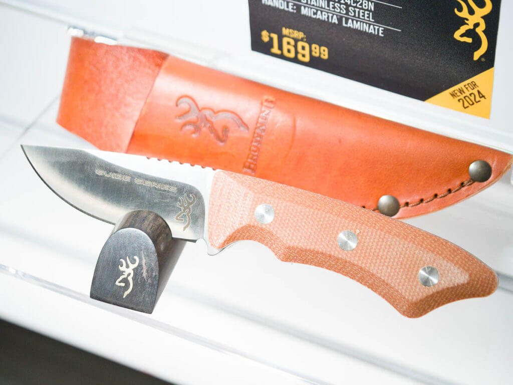 The Guide Series small fixed blade knife.