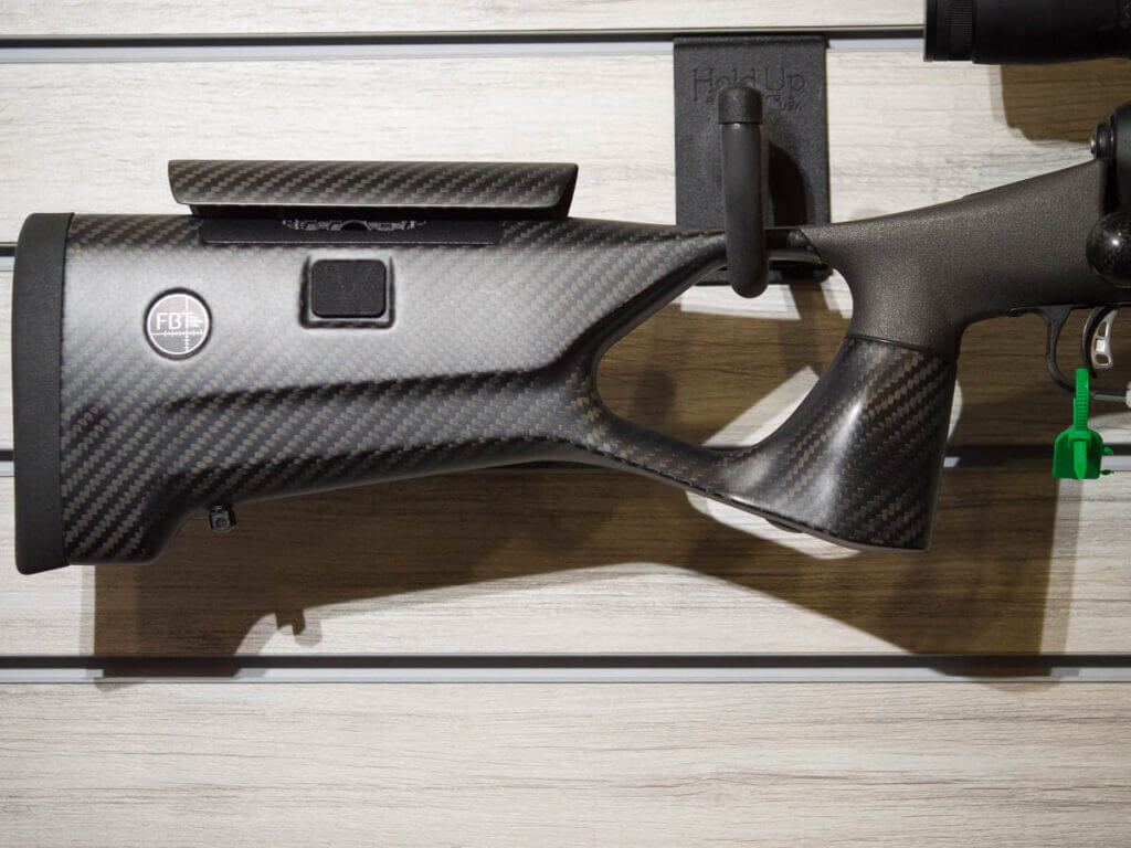 Close up of the butt stock.