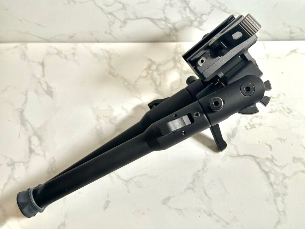 Another closeup of the Skyline Lite Bipod.