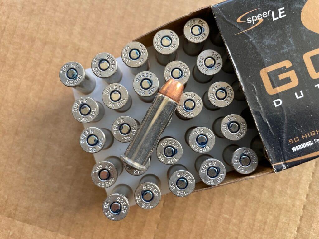 speer gold dot 38 Special +P ammo