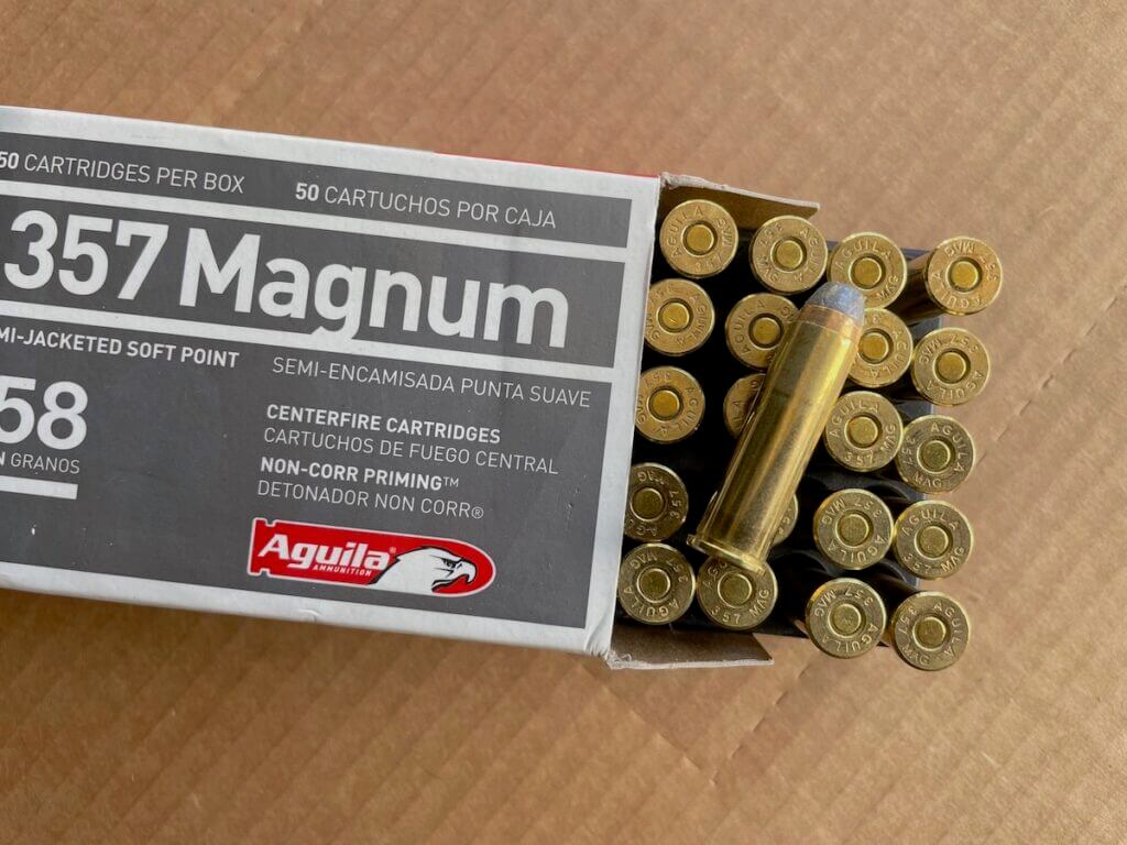 158-grain 357 Magnum ammo from Aguila