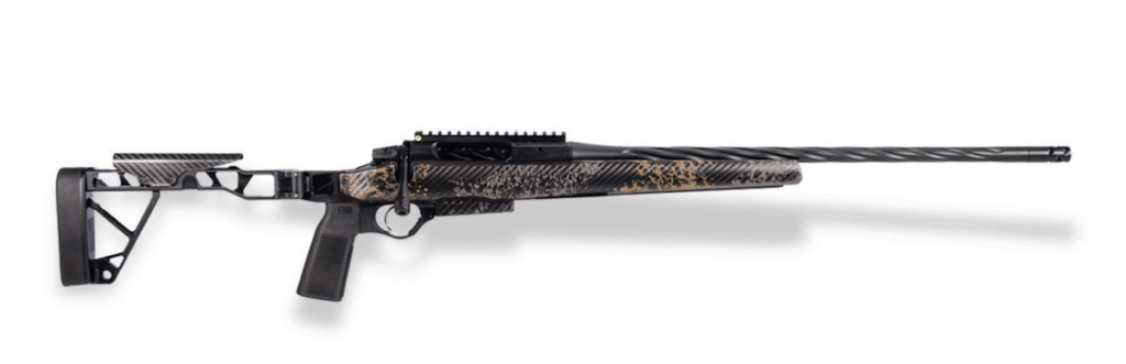 It's a custom-built rifle, the Seekins Havak Slam. 