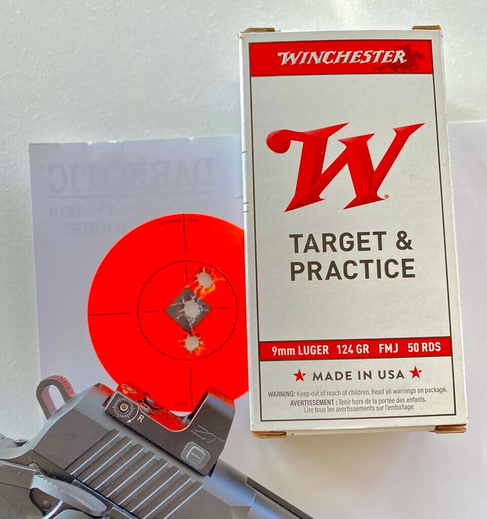 Green target and ammo with the Thrive HD red dot